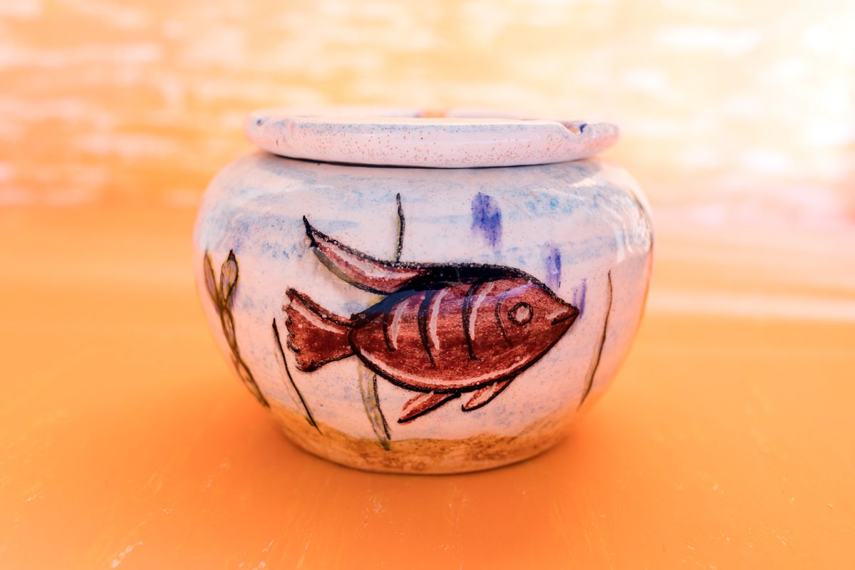 pottery ashtray 1